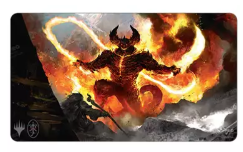 (image for) MTG Tales of Middle Earth Play Mat Balrog